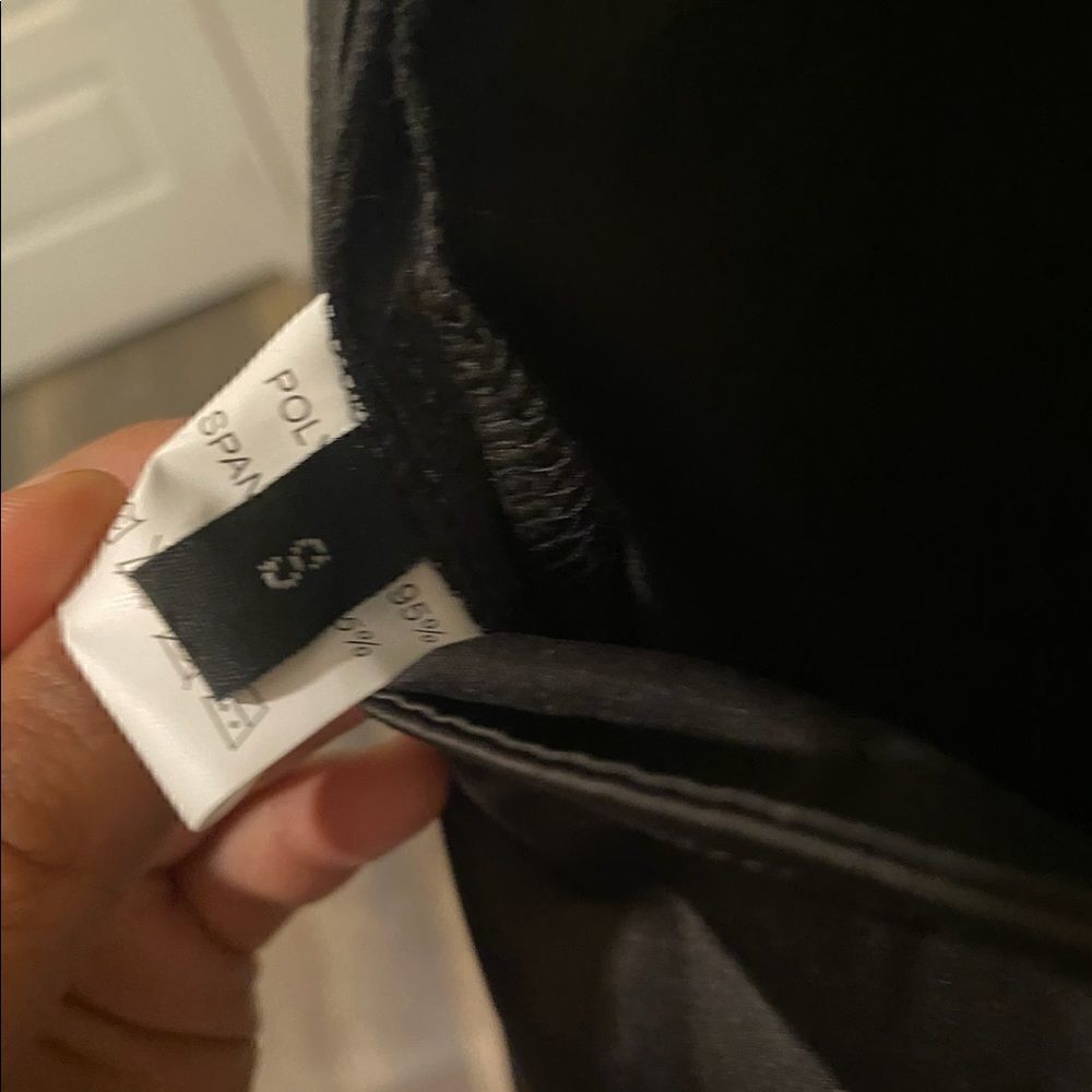 [boutique] drawstring black satin dress #2 - Picture 10 of 10